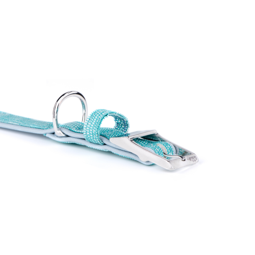 Collier Saint Tropez en Fibre Synthétique Turquoise