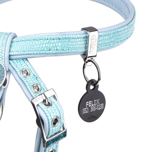 Harnais X Saint Tropez en Fibre Synthétique Turquoise