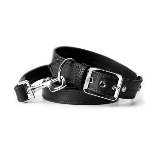Halsband Hermitage in echtem Schwarz - Total Black