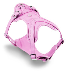 Brustgeschirr H Hermitage aus echtem Leder in Glyzinienfarbe