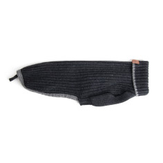 Suéter para Perros Cortina con Tejido Acanalado Gris...