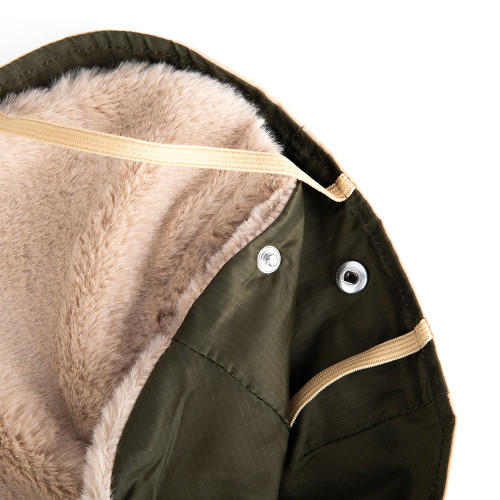 Jacke für Hunde Bristol mit abnehmbarem Futter - Beige