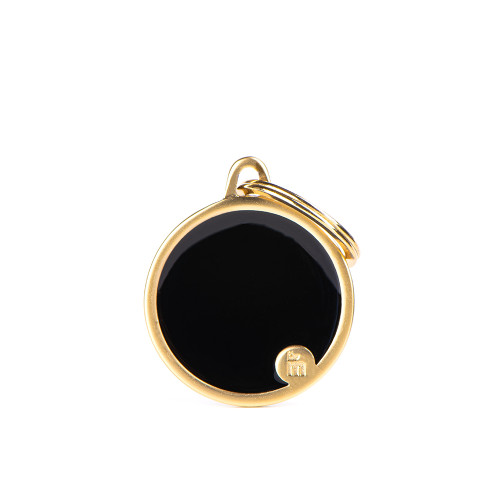 Basic Handmade Schwarze Satin-Gold...
