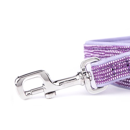 Laisse Saint Tropez en Fibre Synthétique Lilas