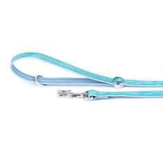 Laisse Saint Tropez en Fibre Synthétique Turquoise