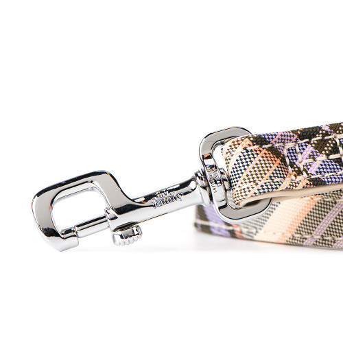 Correa Hermitage Tartan en Piel Auténtica Crema