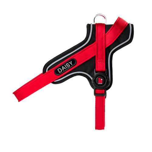 Arnés Y memopet® ID Personalizable Rojo