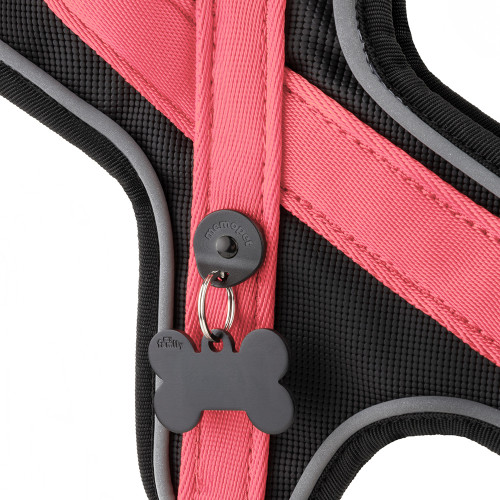 Arnés Y memopet® ID Personalizable Rosa