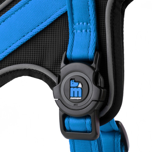 Arnés Y memopet® ID Personalizable Azul