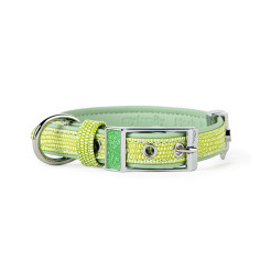 Collier Saint Tropez en Fibre Synthétique Vert Pomme
