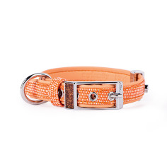 Collier Saint Tropez en Fibre Synthétique Mandarine