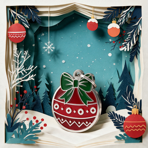 Placa Navidad Bola