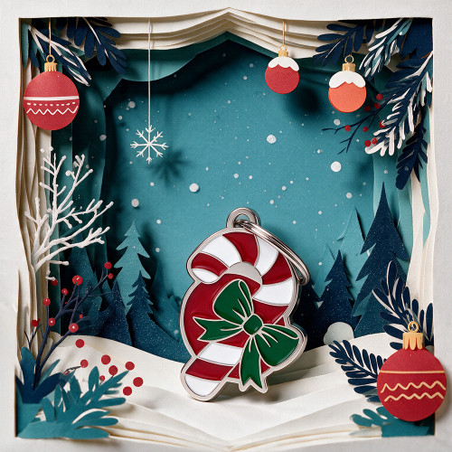 Placa Navidad Bastón de Caramelo