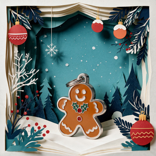 Placa Navidad Hombre de Jengibre