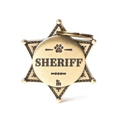 Médaille Bronx Étoile de Shérif en Laiton Anglais