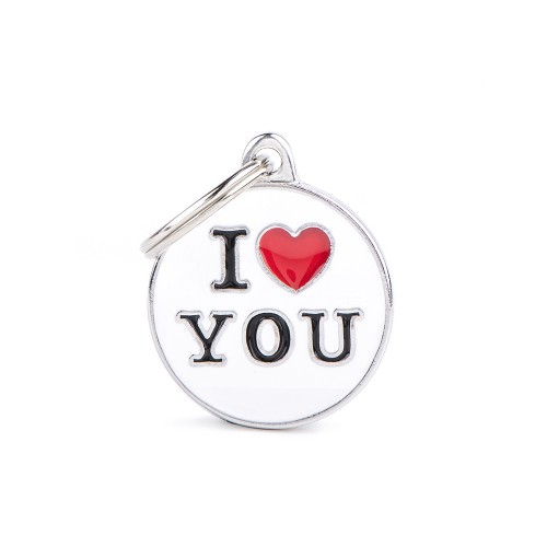 Médaille Charms "I Love You" Petite