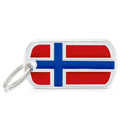 Flags Norway ID Tag