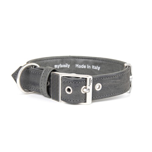 Collier Royal en Fibre Synthétique Gris