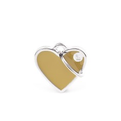 Médaille Basic Handmade Cœur Petit Cappuccino