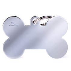 Médaille Basic Os XL en Laiton Chromé
