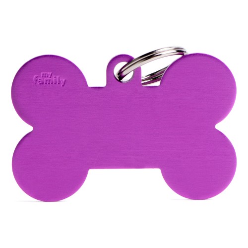 Basic XL lila Knochen Plakette aus...