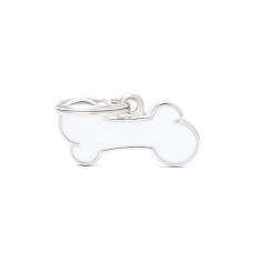 Medaglietta Classic Osso Piccolo Bianco