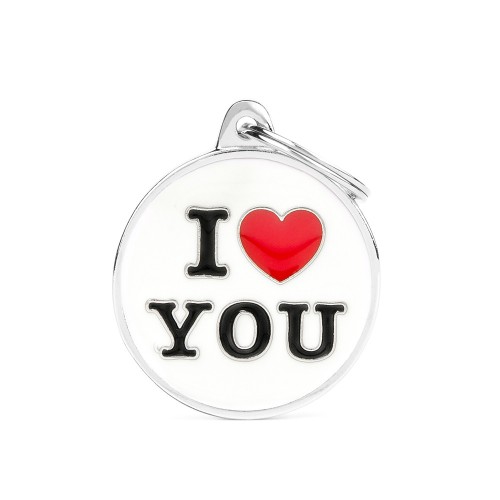 Médaille Charms "I Love You" Grand