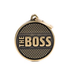 Médaille Bronx Cercle Grand "The Boss" Losanges en Laiton...